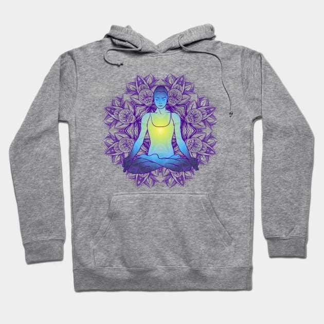 Yoga #17 Hoodie by Olga Berlet